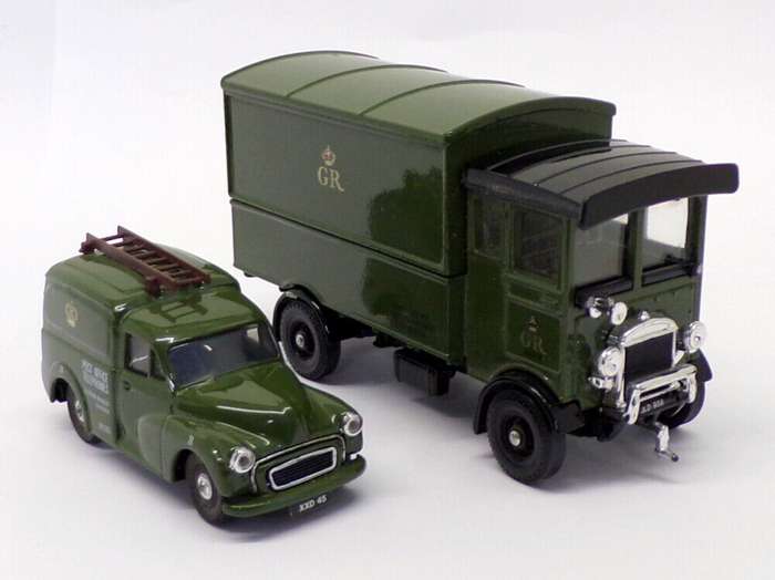 GPO Telephones Set AEC Cabover & Morris Minor Van