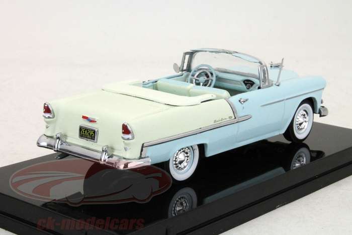 Chevrolet Bel Air Open Convertible 1955 sky blue
