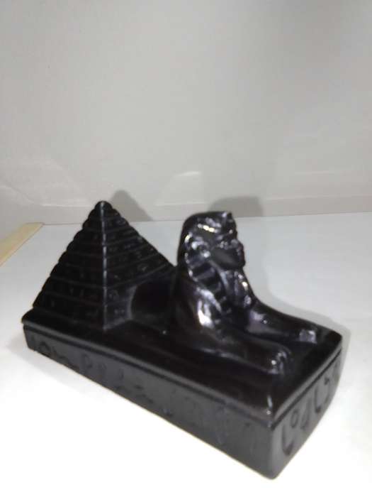 Handmade Sphinx Statue souvenir a copy of Coffin/Tomb Bust/ of TUT king. Egyptian Mythology.