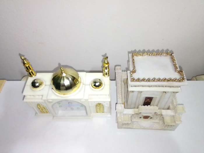 Mini King Solomon's Temple & Asian Mosque Alarm clocks.