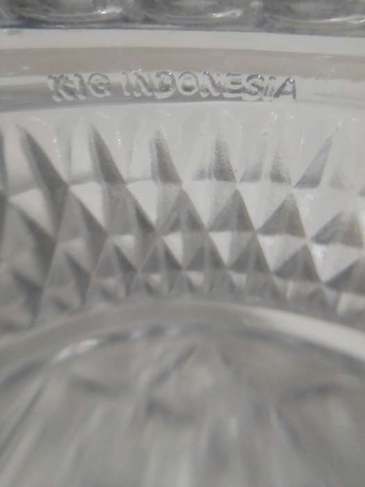 Wow a KIG Indonesia year 1970 Punch set 18 cups and hook's, 2 Ladles, 2 bowls. One doubles as a Bowl
