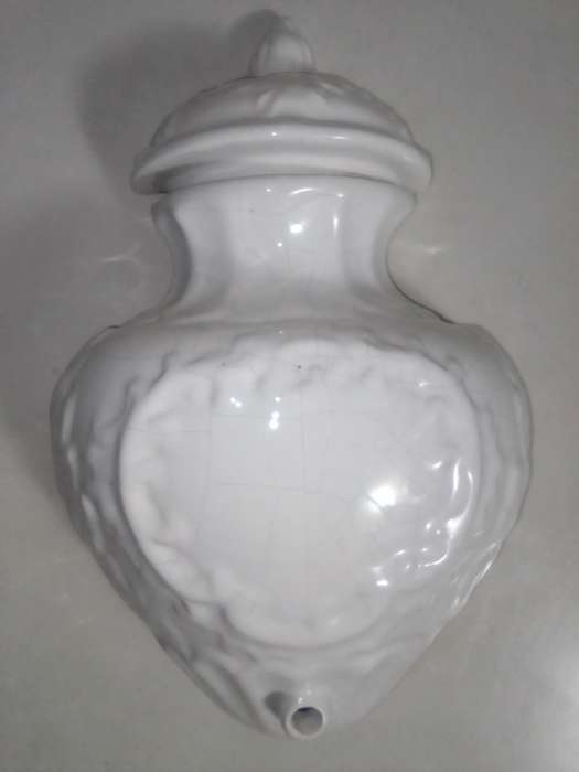 vintage lavabo spigot wall pocket fountain wall planter pottery, Italian, Ideal gift.