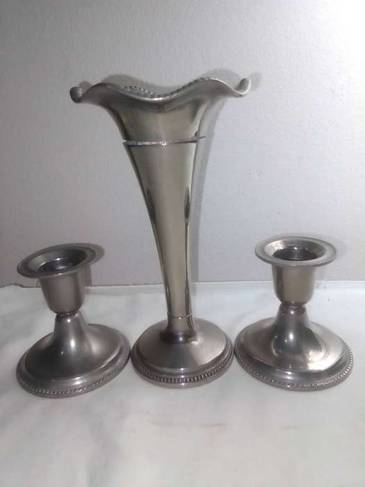 Vintage old well worn specimen Candel stick's.