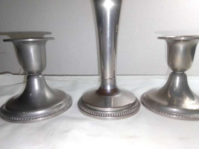 Vintage old well worn specimen Candel stick's.