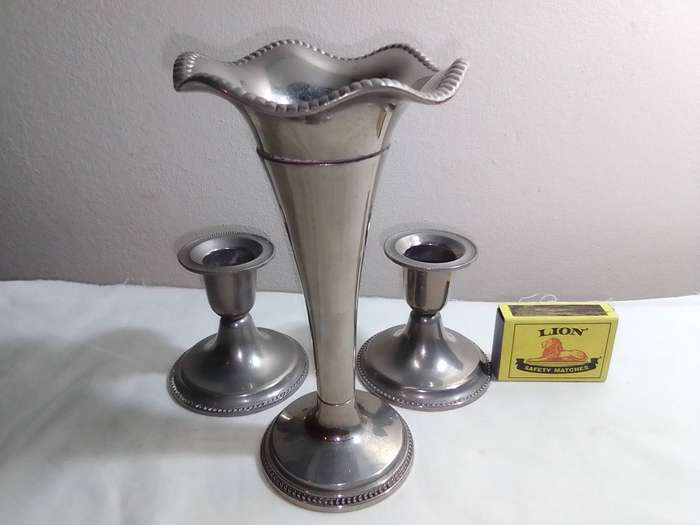 Vintage old well worn specimen Candel stick's.