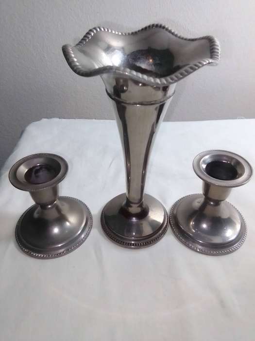 Vintage old well worn specimen Candel stick's.