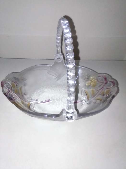 A Divided Relish Dish, Mikasa, Studio Nova, Festive Flower + Bowl with Handle. On eBay @ R1250-