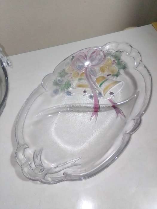 A Divided Relish Dish, Mikasa, Studio Nova, Festive Flower + Bowl with Handle. On eBay @ R1250-