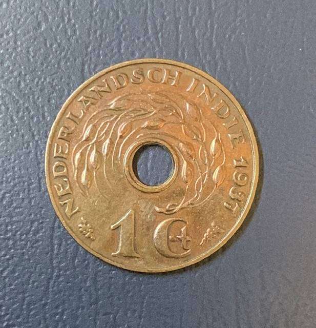 Netherlands India  1937 1 cent Coin
