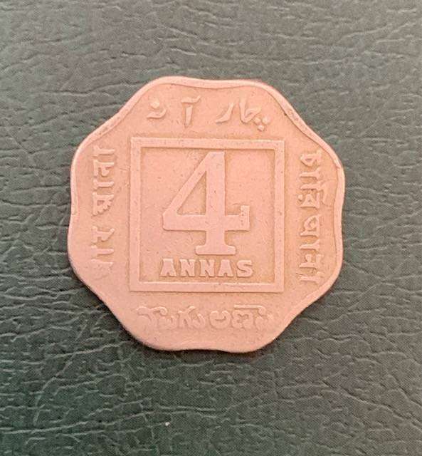 !!! India 4 Annas - 1919 !!!