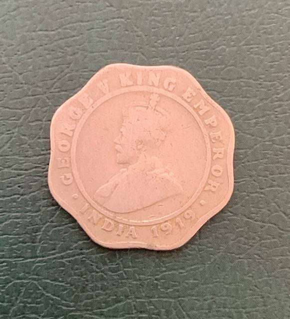 !!! India 4 Annas - 1919 !!!