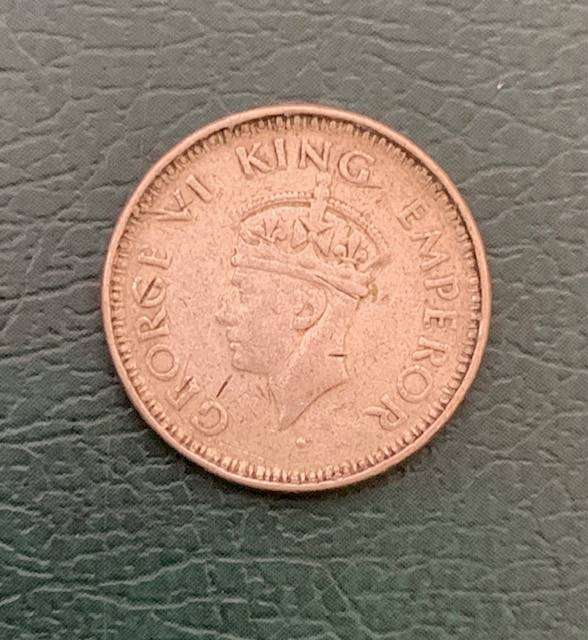 India 1/4 Rupee - 1943