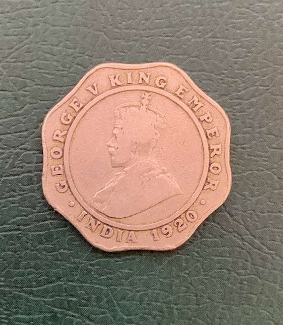 !!! India 4 Annas - 1920 !!!