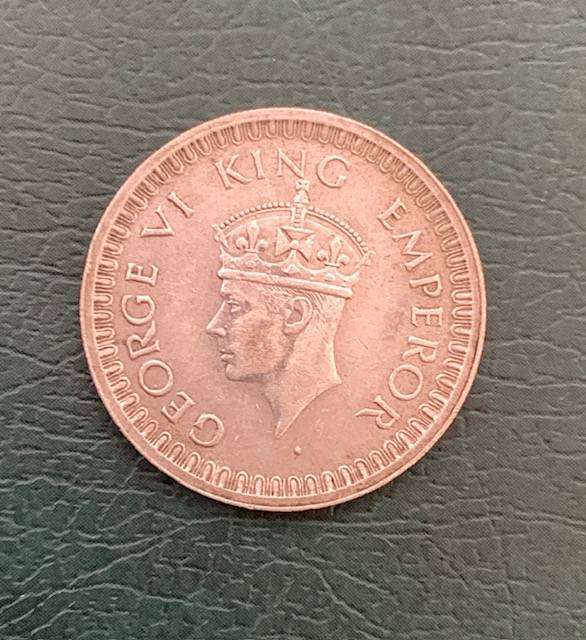 India 1/2 Rupee - 1944