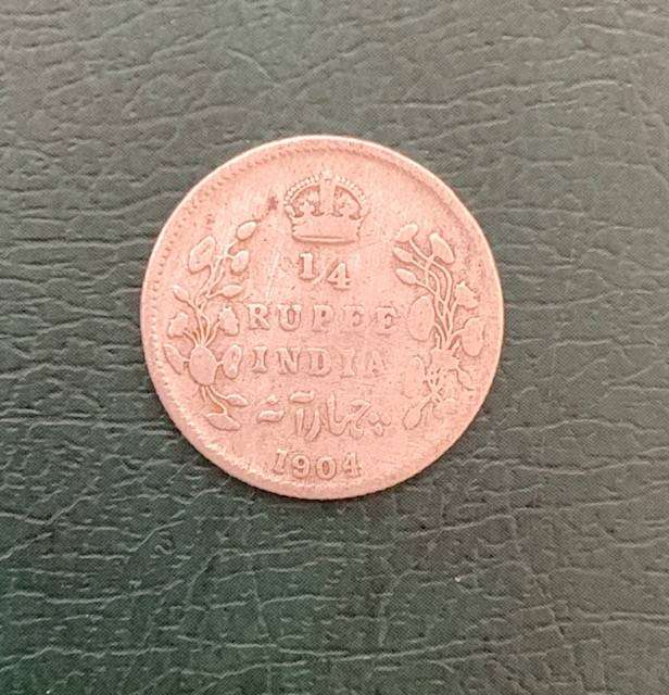 !!! India 1/4 Rupee - 1904 !!!