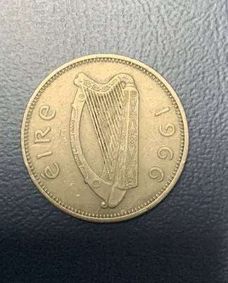 !!! Irish 1 Pre-Decimal 1 Shilling - 1966 !!!