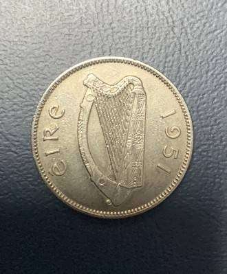 !!! Irish 1 Pre-Decimal 1 Shilling - 1951 !!!