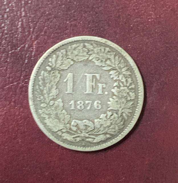 !!! Switzerland 1876B - 1 Franc !!!