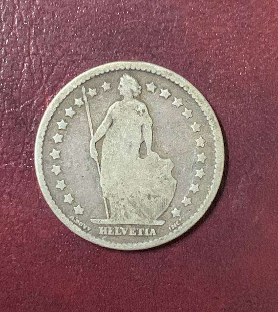 !!! Switzerland 1876B - 1 Franc !!!