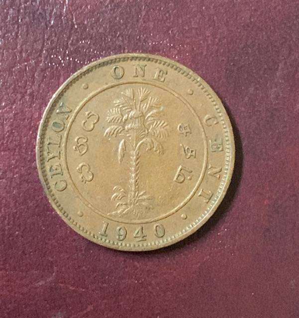 !!! Ceylon 1940 - 1 Cent!!!