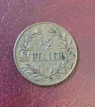 !!! German East Africa 1906 J  1/2 Heller !!!