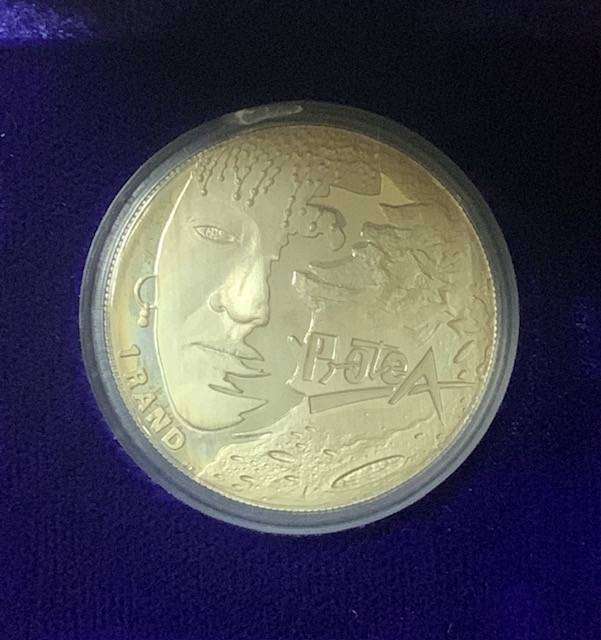 !!! South Africa Woman of SA R1 1997 Protea Silver Proof !!!