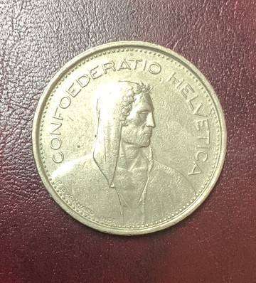 !!! Switzerland 1974 - 5 Franc !!!