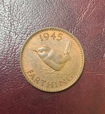!!! British Farthing  - 1945 !!!