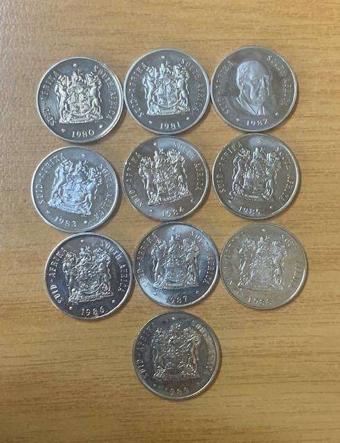 " South Africa 2nd Decimal Proof 20 Cents "