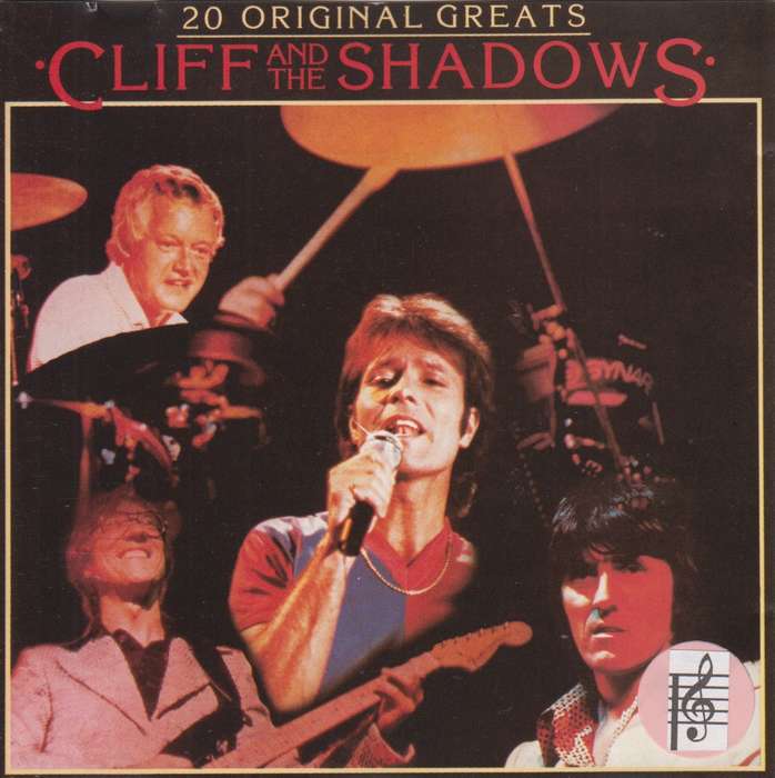 Cliff And The Shadows - 20 Original Greats (CD) [Small round pink sticker on booklet]