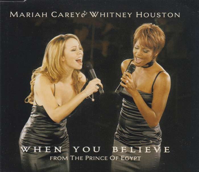 Mariah Carey & Whitney Houston - When You Believe (CD Single) [Jewel Case Used]