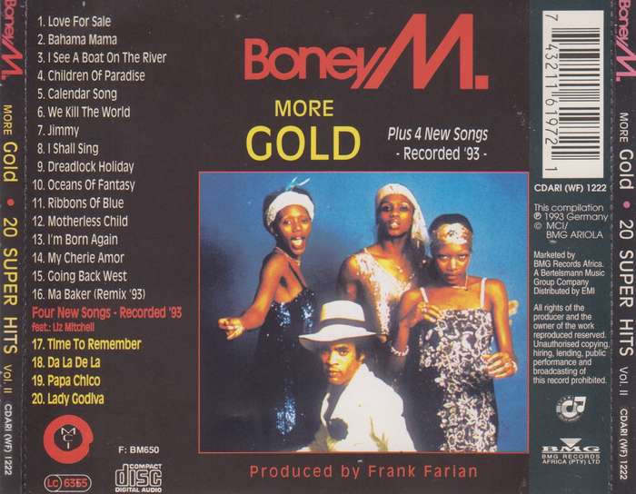 Boney M - More Gold : 20 Super Hits Vol. II (CD)