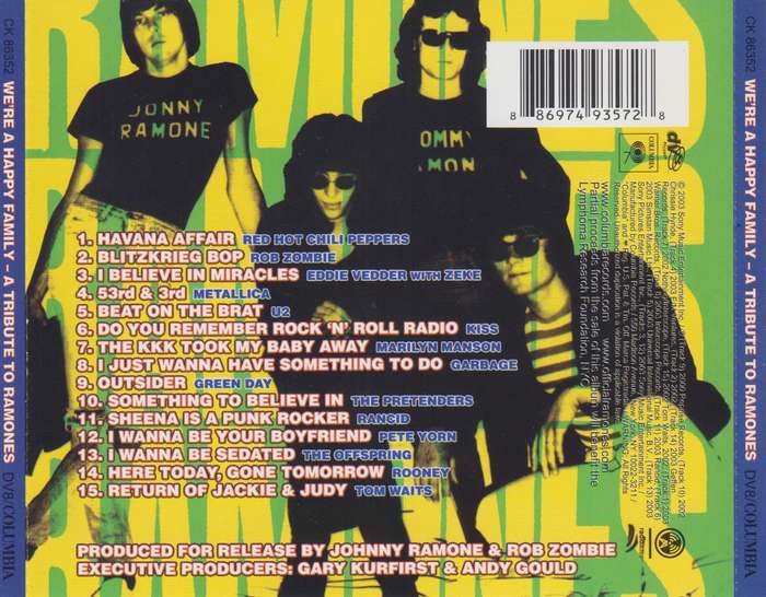 We`re A Happy Family - A Tribute To Ramones (CD)