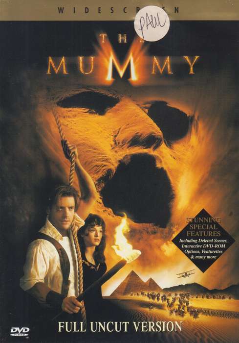 The Mummy (DVD) [Sticker with name on front cover]