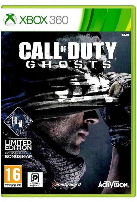 Xbox 360 Call Of Duty Ghosts Free Fall Limited Edition / Original Product