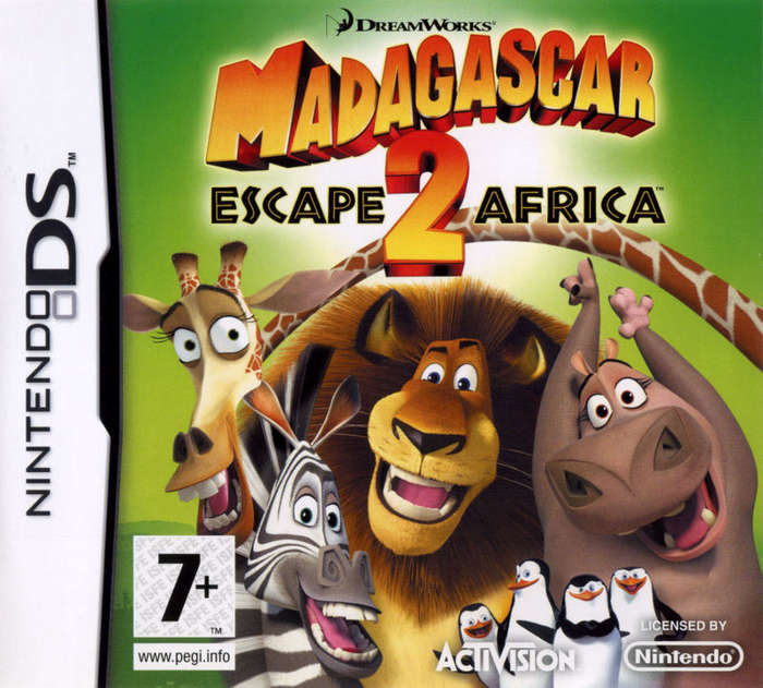 Nintendo DS Dreamworks Madagascar Escape 2 Africa