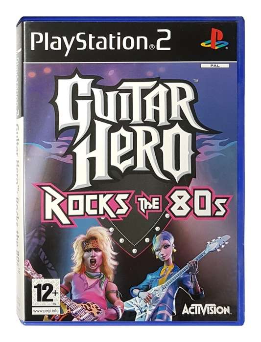 PS2 Guitar Hero Rocks The 80s / Sag