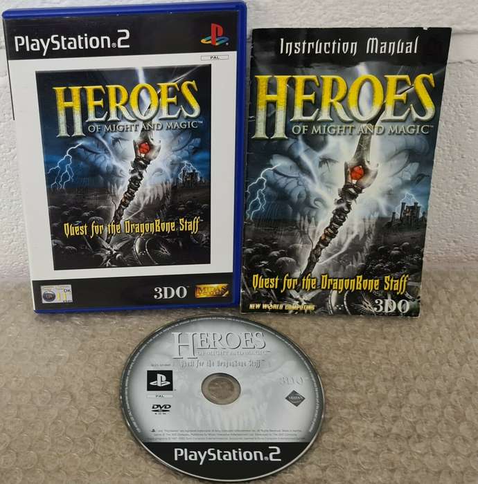 PS2 Heroes Of Might And Magic Quest For The Dragonbone Staff