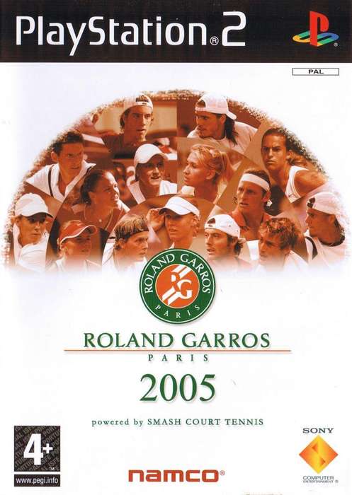 PS2 Roland Garros Paris 2005 Powered By Smash Court Tennis