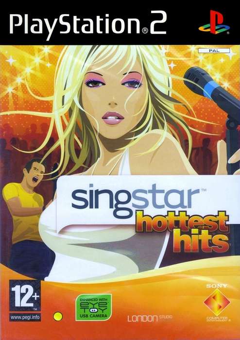 PS2 Singstar Hottest Hits