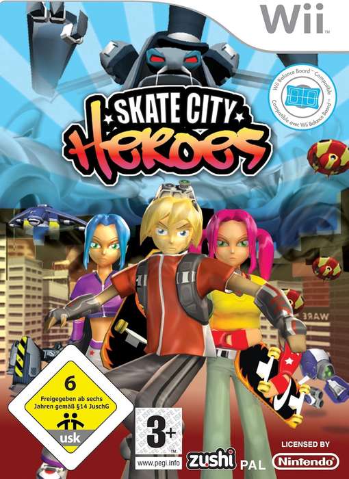 Wii Skate City Heroes