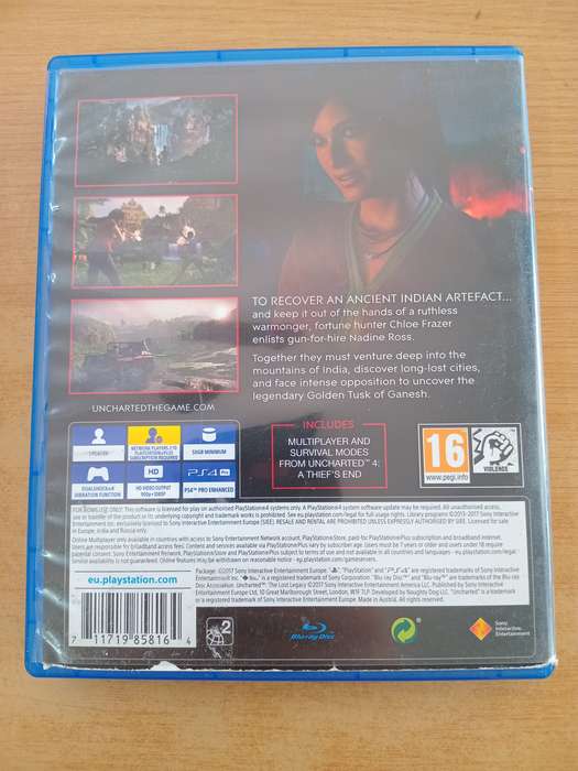Uncharted The Lost Legacy - ps4