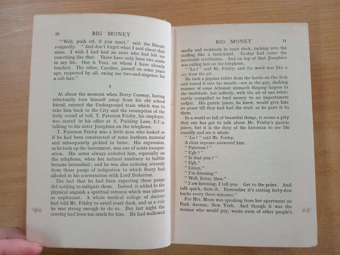 P.G. Wodehouse- Big Money