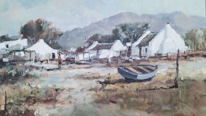 Christiaan Nice Oil on board size 600mm x 450mm