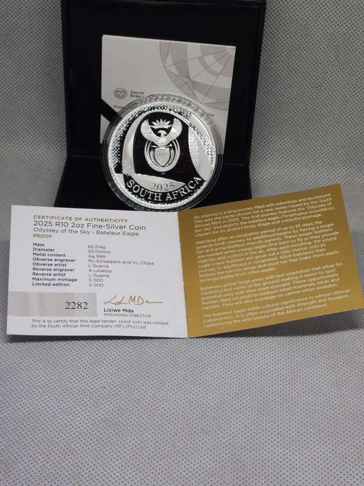 2025 SILVER R5 COIN - ODYSSEY OF THE SKY 2oz FINE SILVER - AS ISSUED FROM MINT SEALED