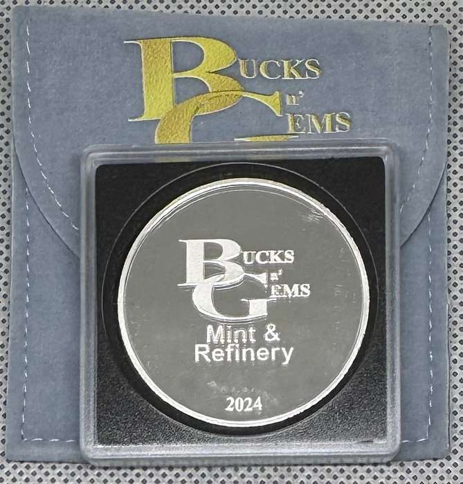 1oz SILVER 999.9 FINE - 2024 NATURE SERIES "BUFFALO "- CERTIFIED & MINT BAG