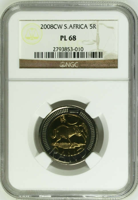 2008 RSA OOM PAUL R5 - PL68 - NGC GRADED