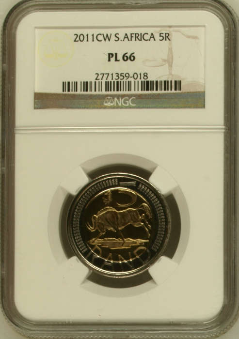 2011 RSA OOM PAUL R5 - PL66 - NGC GRADED
