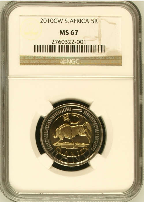 2010 RSA OOM PAUL R5 - MS67 - NGC GRADED