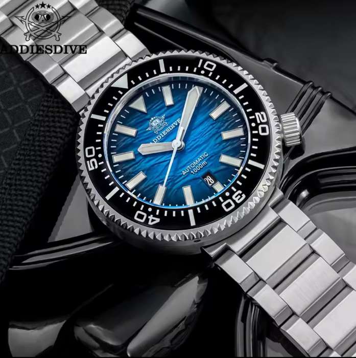 1000m Free Diver with Helium Valve Seiko NH35A Automatic by Addiesdive